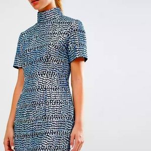 ASOS PETITE Embellished High Neck Dress. UK size 8/ US size 4